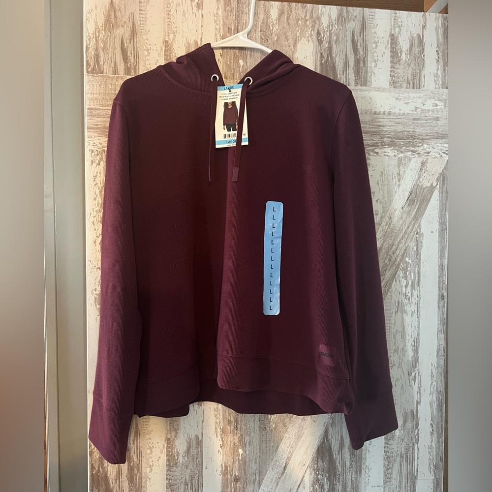 Women's DKNY waffle knit top- PRICE FIRM